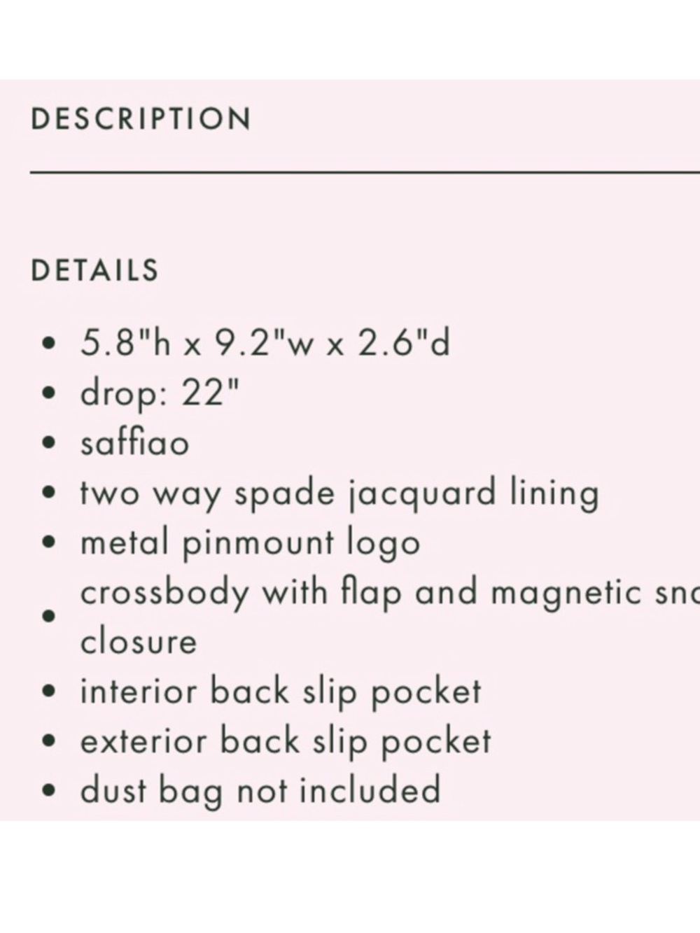 Kate Spade Cameron Convertible Crossbody - Picture 9 of 10